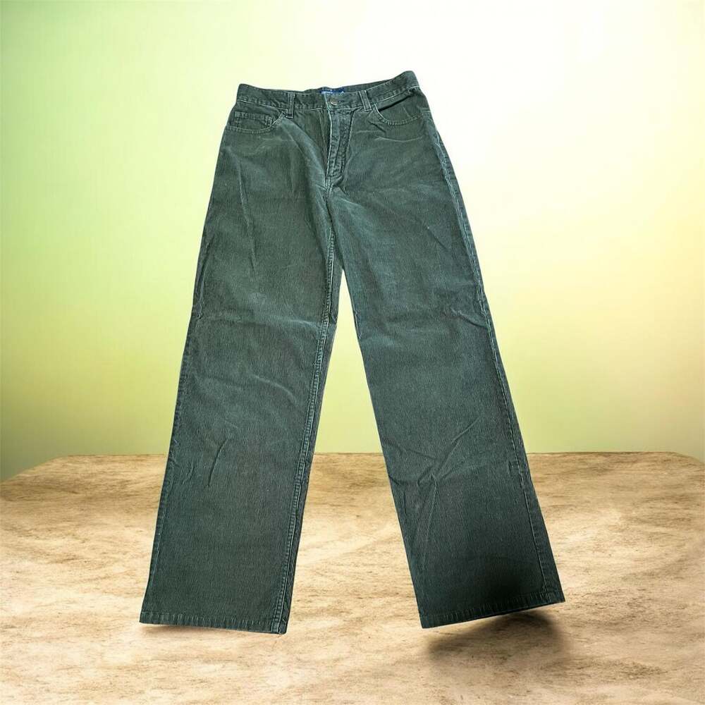 Polo Ralph Lauren Authentic Dungarees Olive Green Corduroy Pants